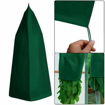 Zimný ochranný návlek/vak na zimovanie rastlín z agrovlákniny so sťahujúcou gumičkou, 50g/m2, (60x80 cm)